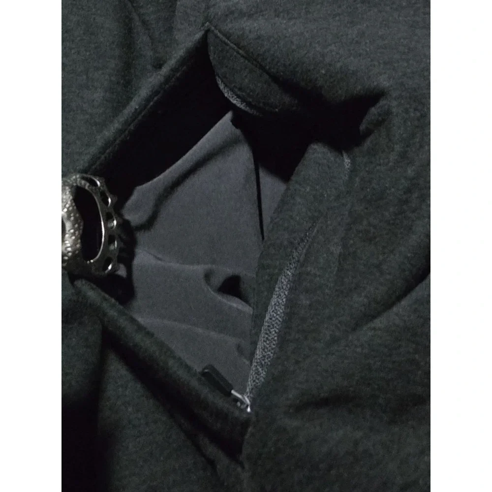 Vuori Mens Primaloft Insulated Full Zip Thick Jacket Black V557 Large